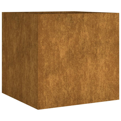 vidaXL Garden Wall Planter 19.7"x6.3"x3.9" Corten Steel-1
